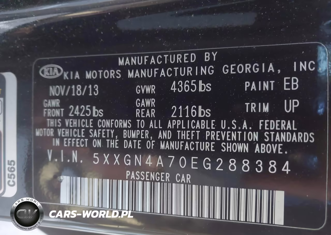 2014 Kia Optima Ex VIN:5XXGN4A70EG288384 - 9