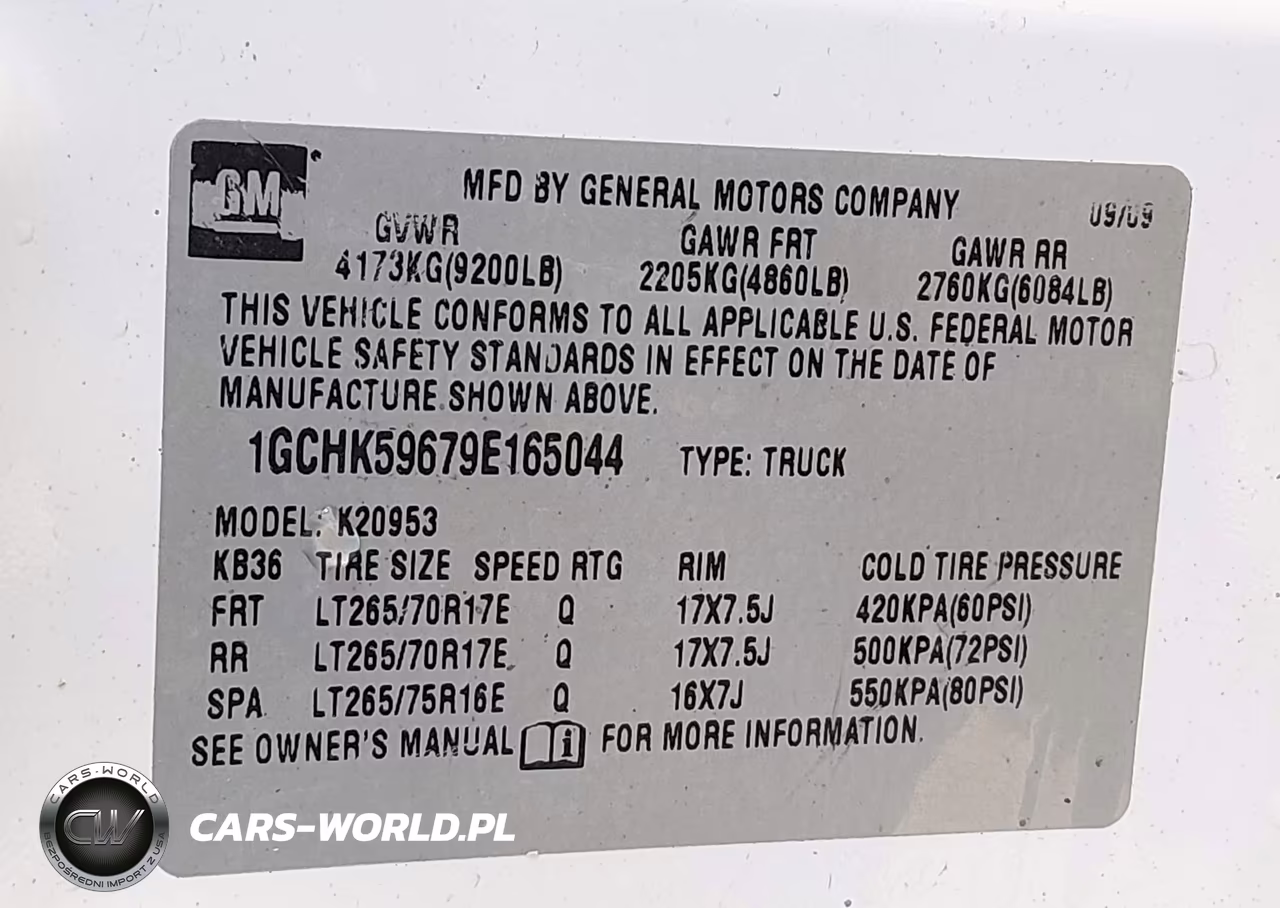 2009 Chevrolet Silverado 2500Hd Lt VIN:1GCHK59679E165044 - 9