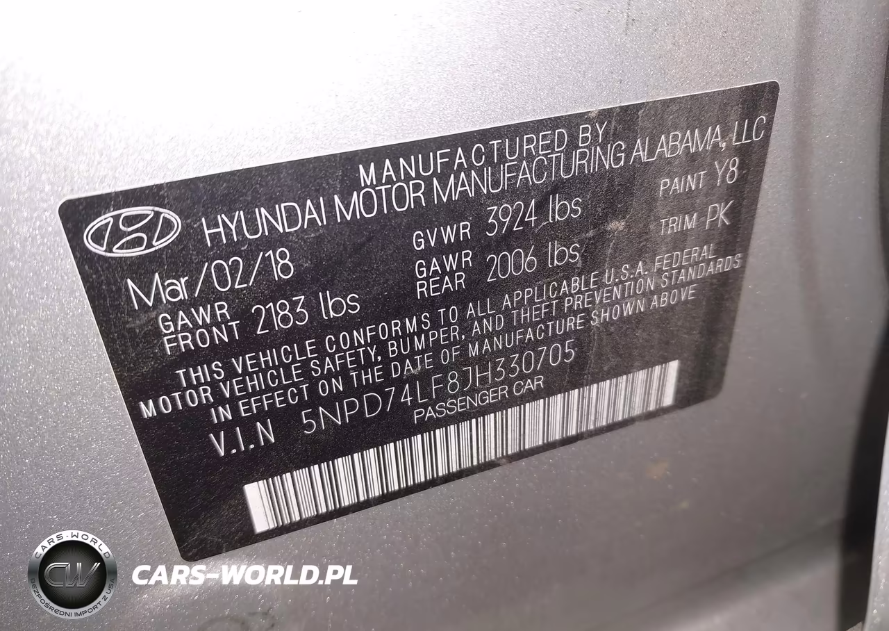 2018 Hyundai Elantra Se VIN:5NPD74LF8JH330705 - 9