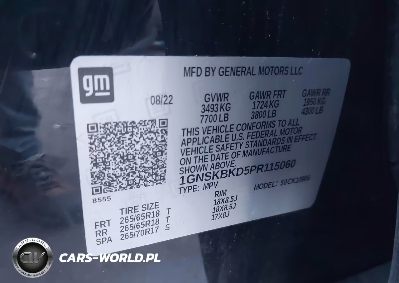 2023 Chevrolet Suburban 4Wd Ls VIN:1GNSKBKD5PR115060 - 9