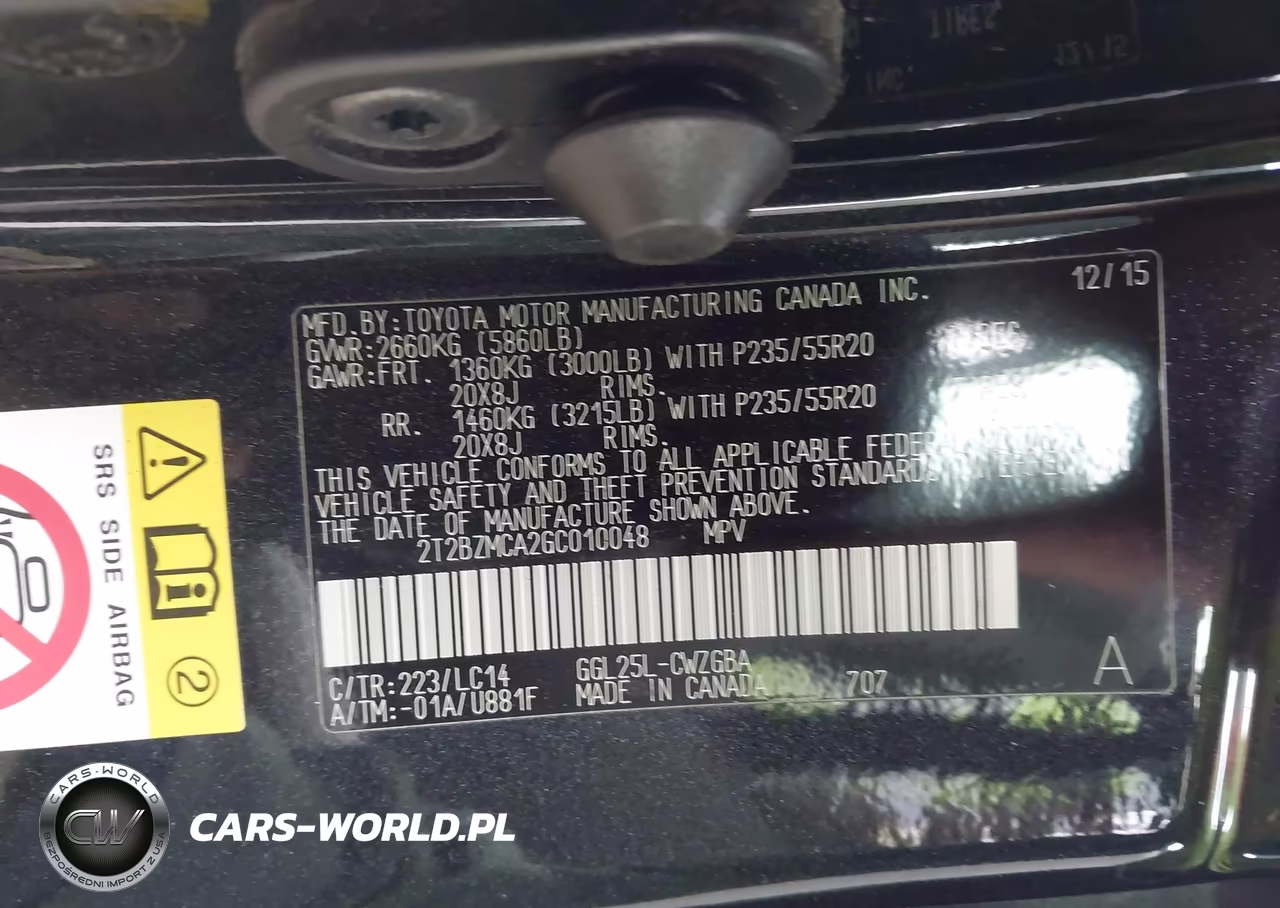2016 Lexus Rx 350 F Sport VIN:2T2BZMCA2GC010048 - 9