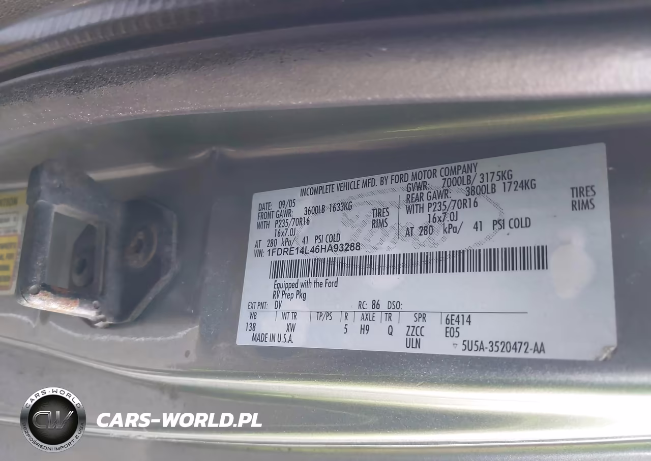 2006 Ford E-150 Commercial-Recreational VIN:1FDRE14L46HA93288 - 9