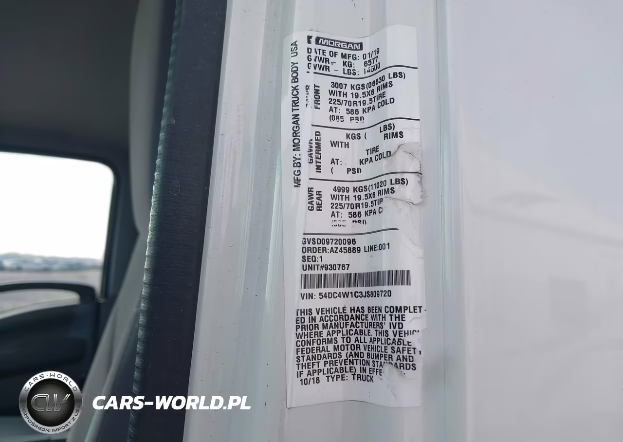 2018 Isuzu Npr Hd VIN:54DC4W1C3JS809720 - 9