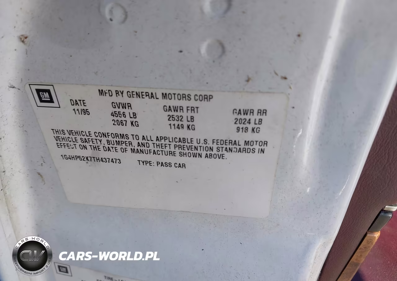 1996 Buick Lesabre Custom VIN:1G4HP52K7TH437473 - 9