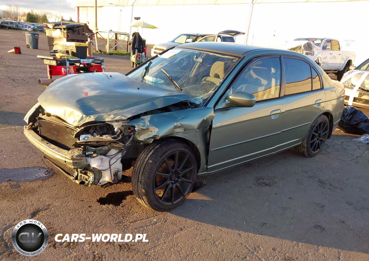 2004 Honda Civic Lx VIN:2HGES165X4H524803 - 2