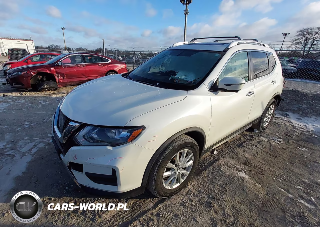 2017 Nissan Rogue Sv VIN:JN8AT2MV4HW268639 - 2