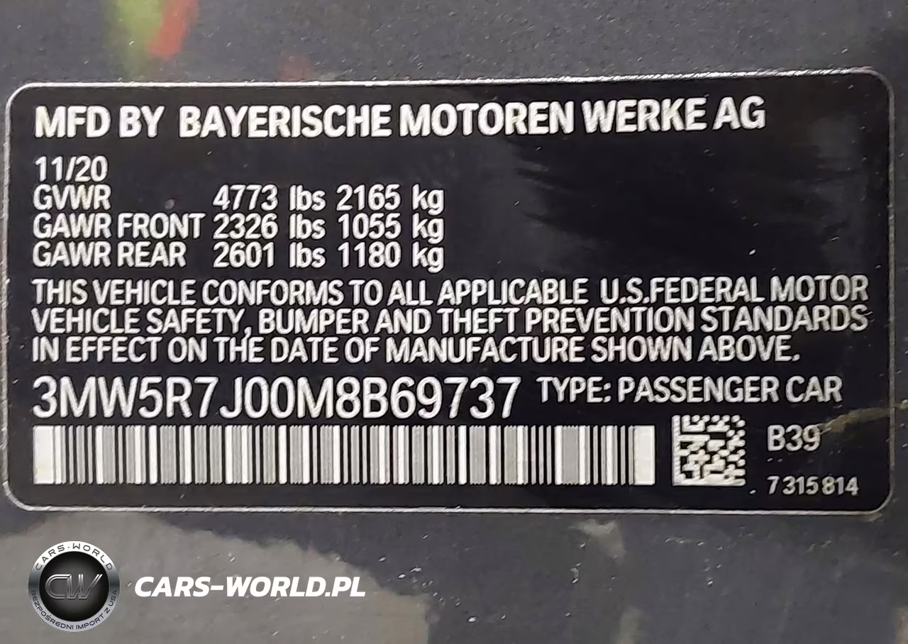 2021 BMW 330I xDrive VIN:3MW5R7J00M8B69737 - 9