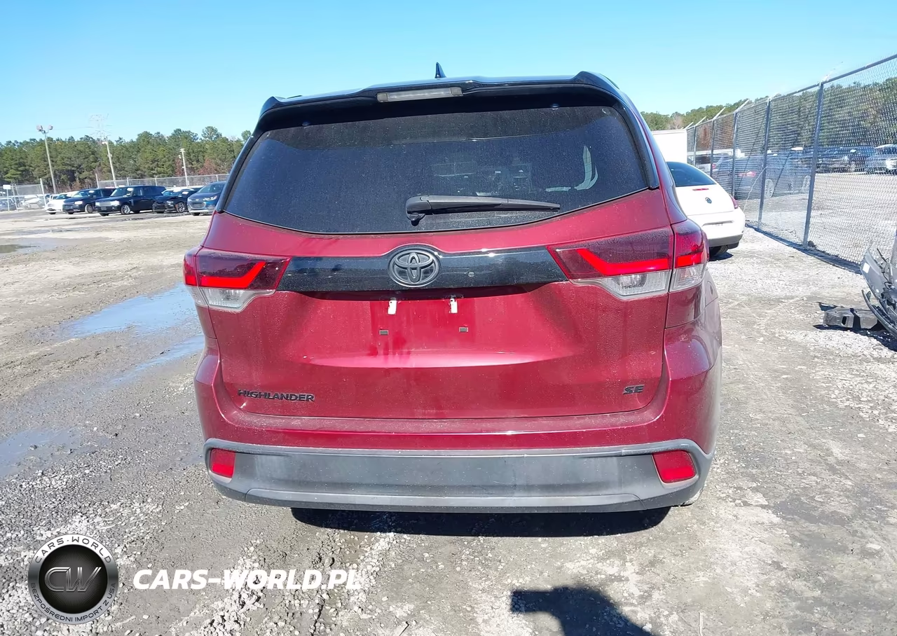 2019 Toyota Highlander Se VIN:5TDKZRFH0KS318118 - 16