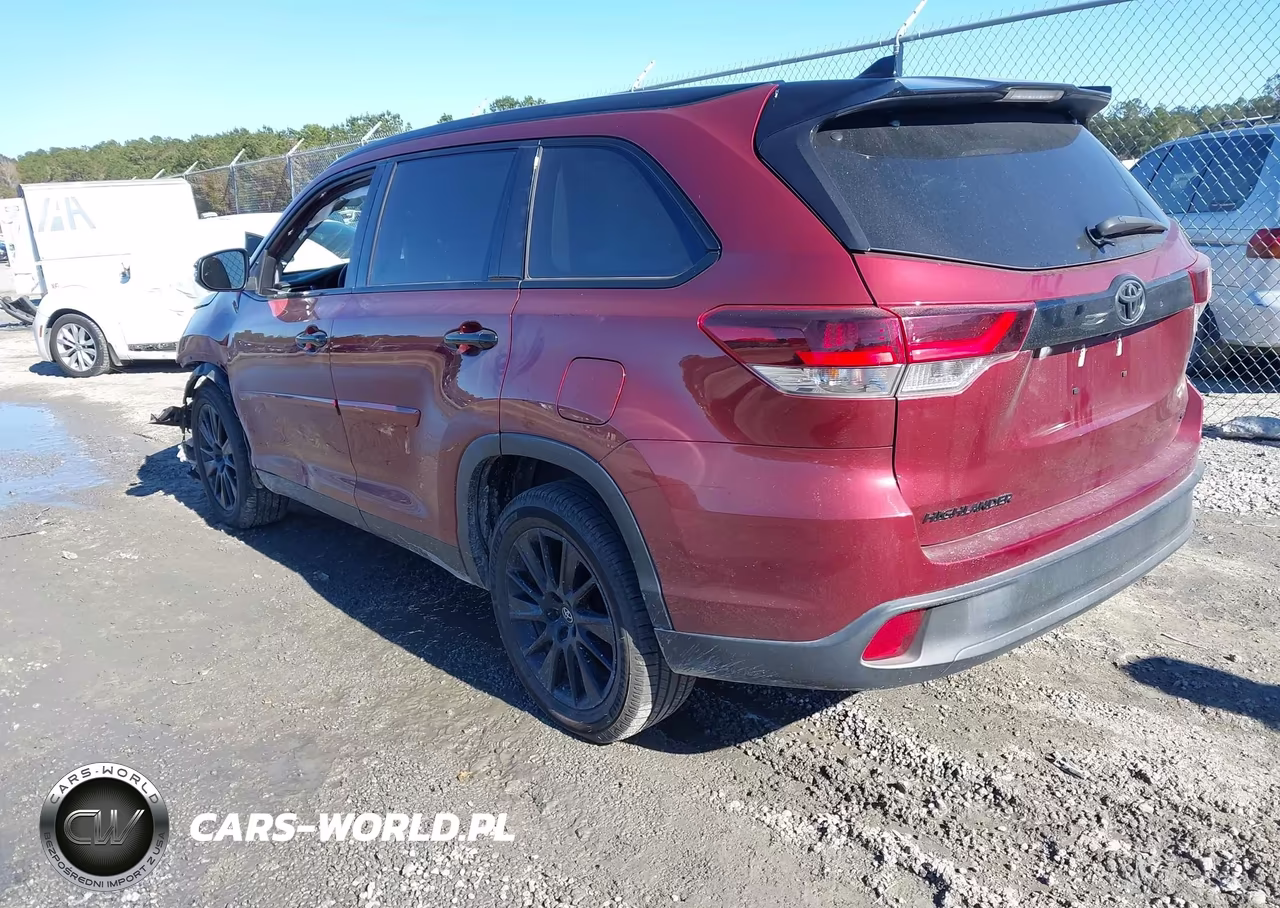 2019 Toyota Highlander Se VIN:5TDKZRFH0KS318118 - 3