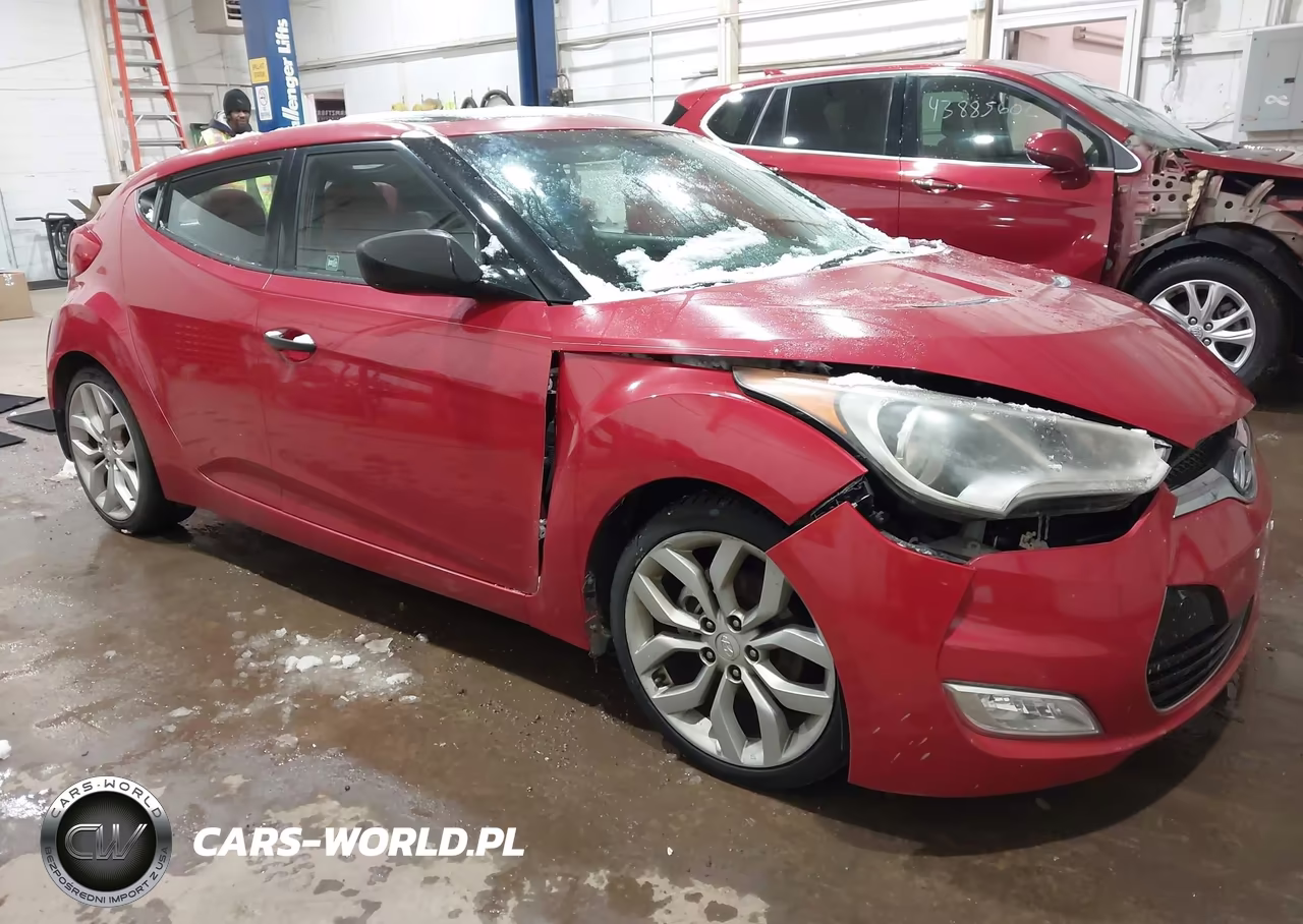 2012 Hyundai Veloster Base W-Red-Black