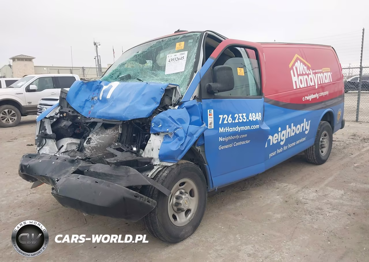 2024 Chevrolet Express Cargo Rwd 2500 Regular Wheelbase Wt VIN:1GCWGAF71R1183092 - 2