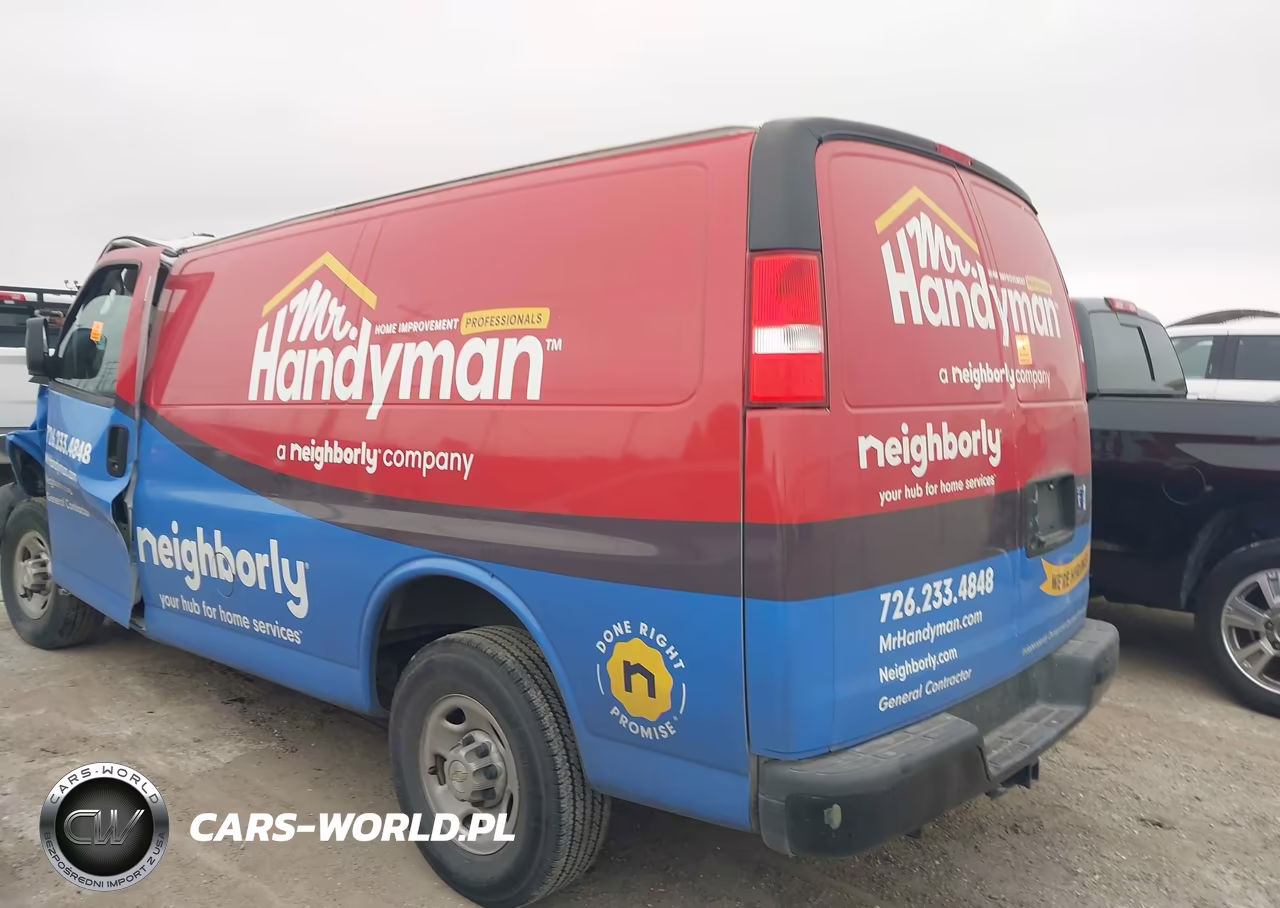 2024 Chevrolet Express Cargo Rwd 2500 Regular Wheelbase Wt VIN:1GCWGAF71R1183092 - 3