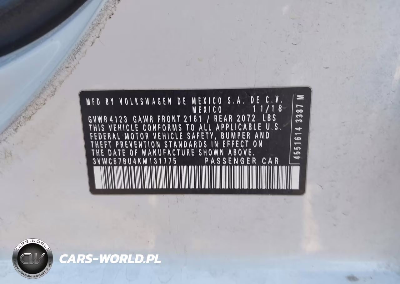 2019 Volkswagen Jetta 1.4T R-Line-1.4T S-1.4T Se VIN:3VWC57BU4KM131775 - 9