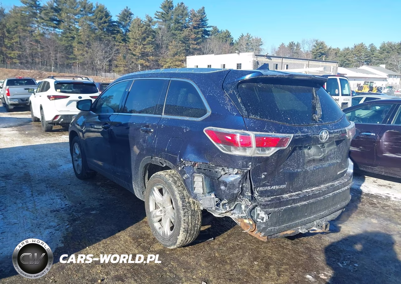 2016 Toyota Highlander Limited V6 VIN:5TDDKRFH7GS290046 - 3