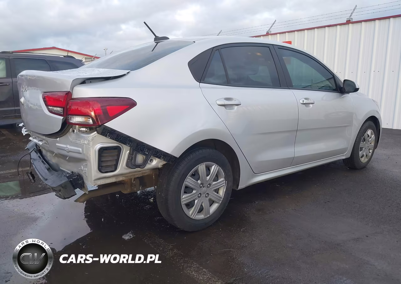 2022 Kia Rio Lx VIN:3KPA24AD1NE466493 - 4