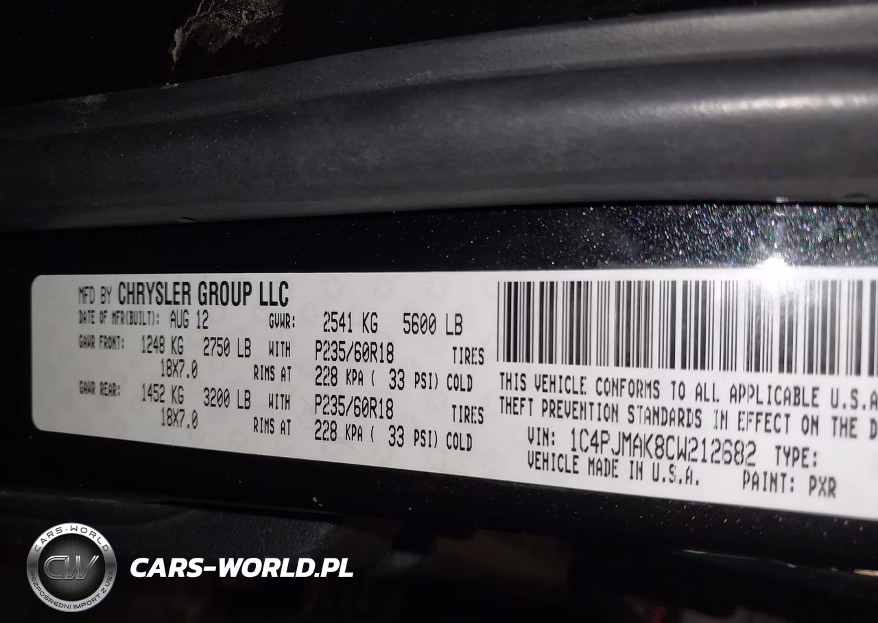 2012 Jeep Liberty Sport VIN:1C4PJMAK8CW212682 - 9