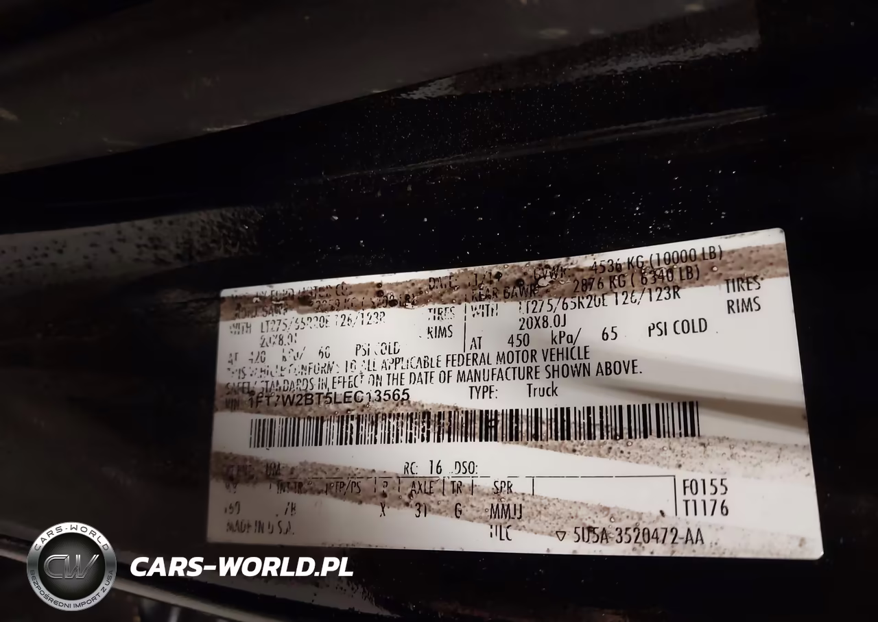 2020 Ford F-250 Platinum VIN:1FT7W2BT5LEC13565 - 9