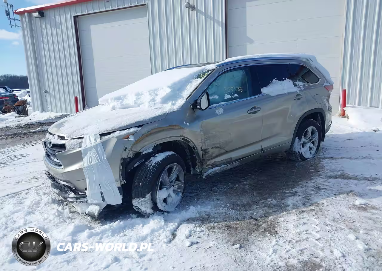 2015 Toyota Highlander Limited V6 VIN:5TDDKRFH6FS080133 - 2
