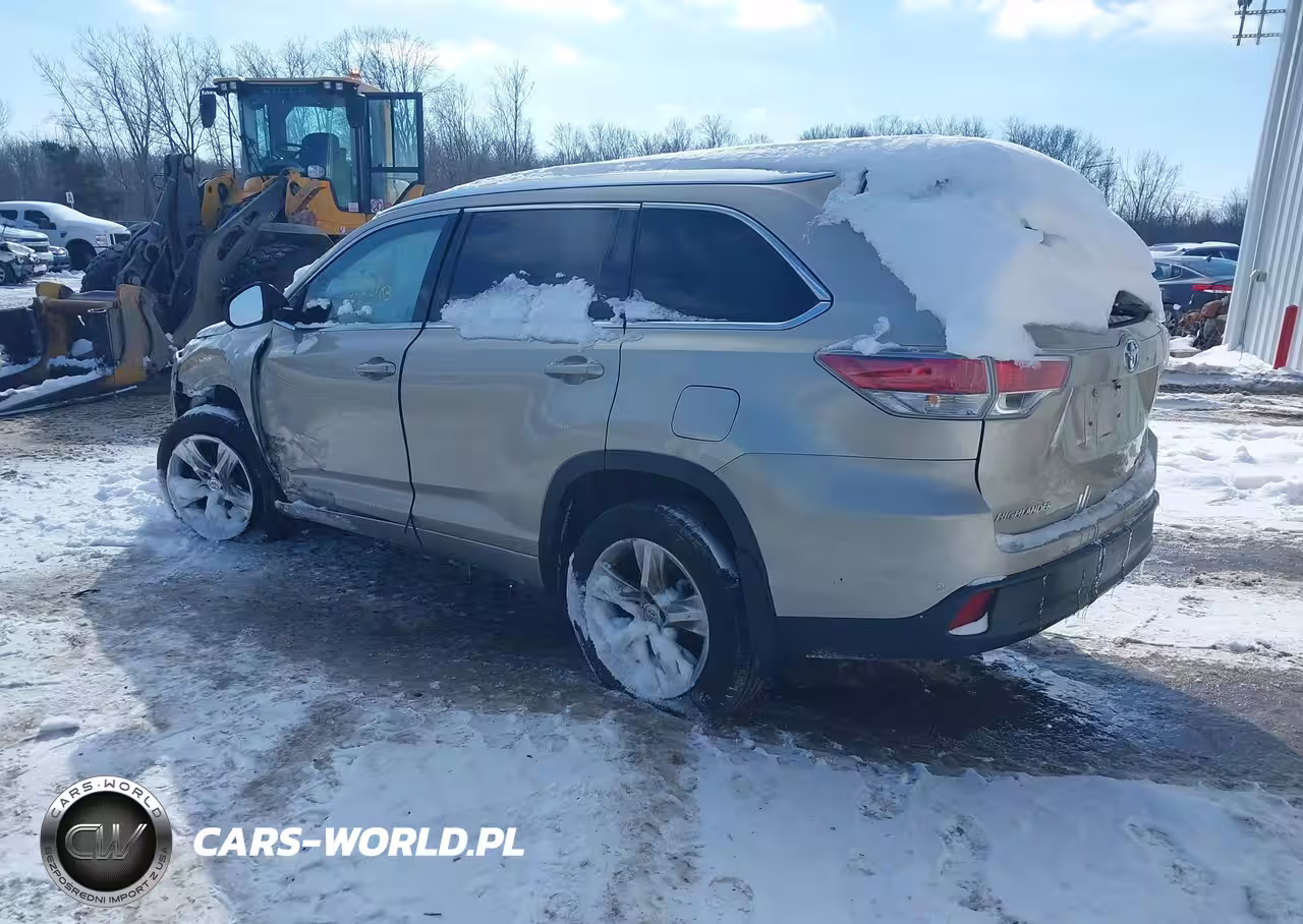 2015 Toyota Highlander Limited V6 VIN:5TDDKRFH6FS080133 - 3
