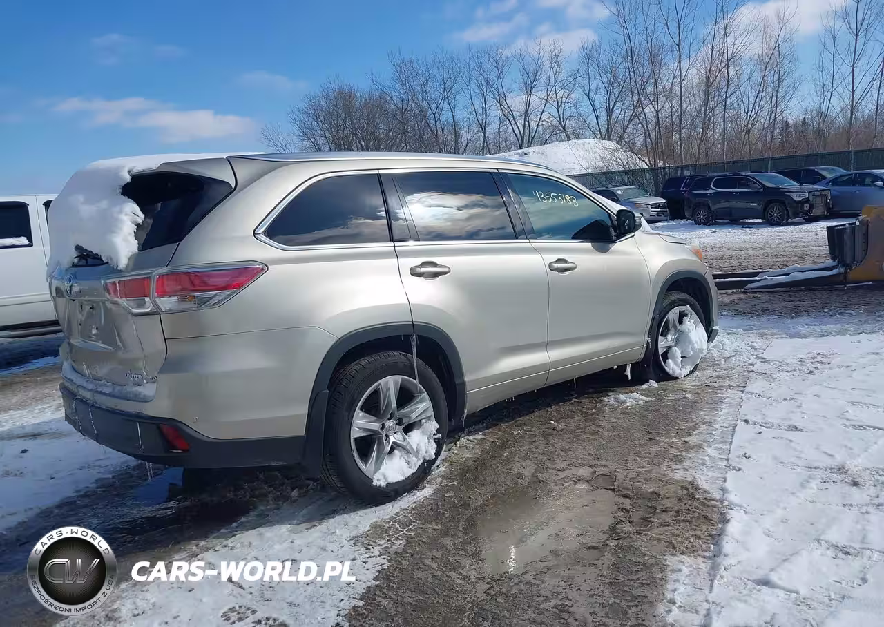 2015 Toyota Highlander Limited V6 VIN:5TDDKRFH6FS080133 - 4