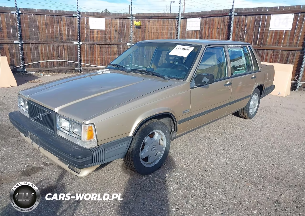 1987 Volvo 740 Gle VIN:YV1FX8745H1136699 - 2