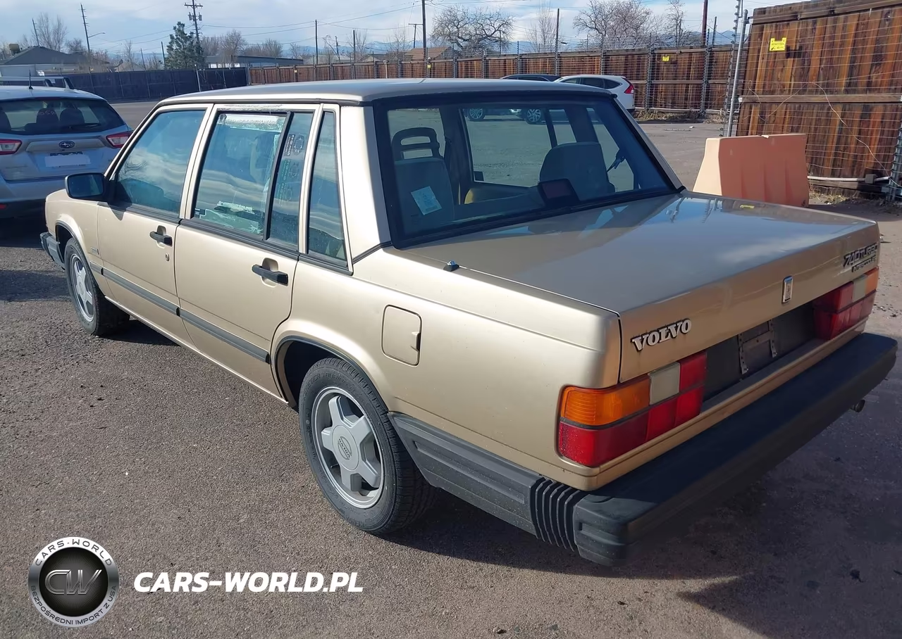 1987 Volvo 740 Gle VIN:YV1FX8745H1136699 - 3