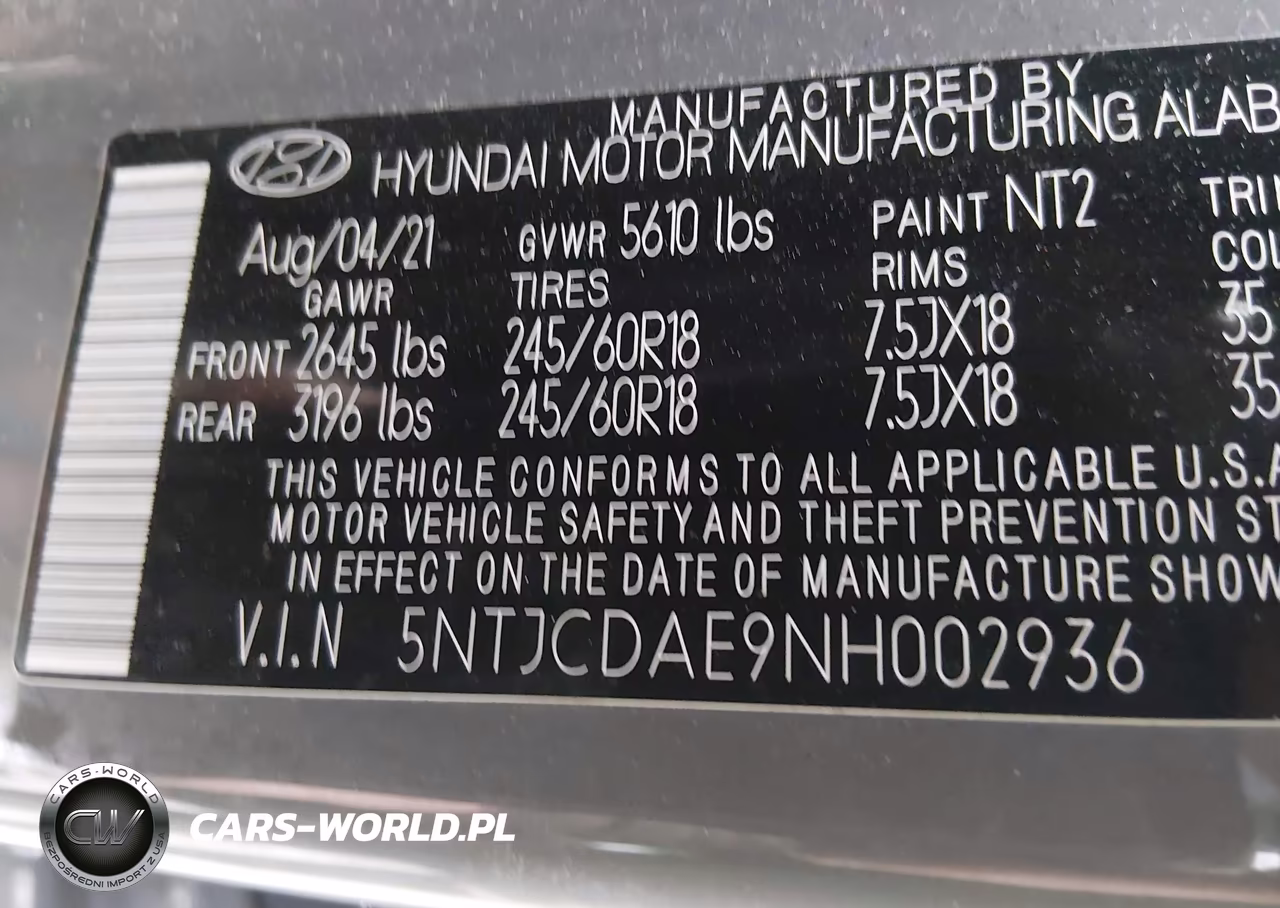 2022 Hyundai Santa Cruz Sel VIN:5NTJCDAE9NH002936 - 9