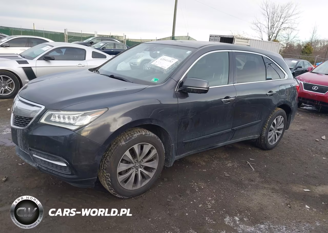 2014 Acura Mdx Technology Package VIN:5FRYD4H40EB022125 - 2