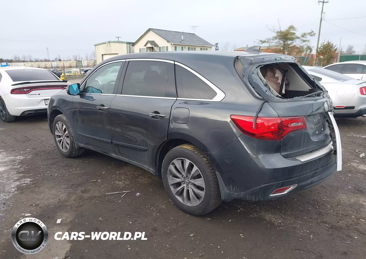 2014 Acura Mdx Technology Package VIN:5FRYD4H40EB022125 - 3