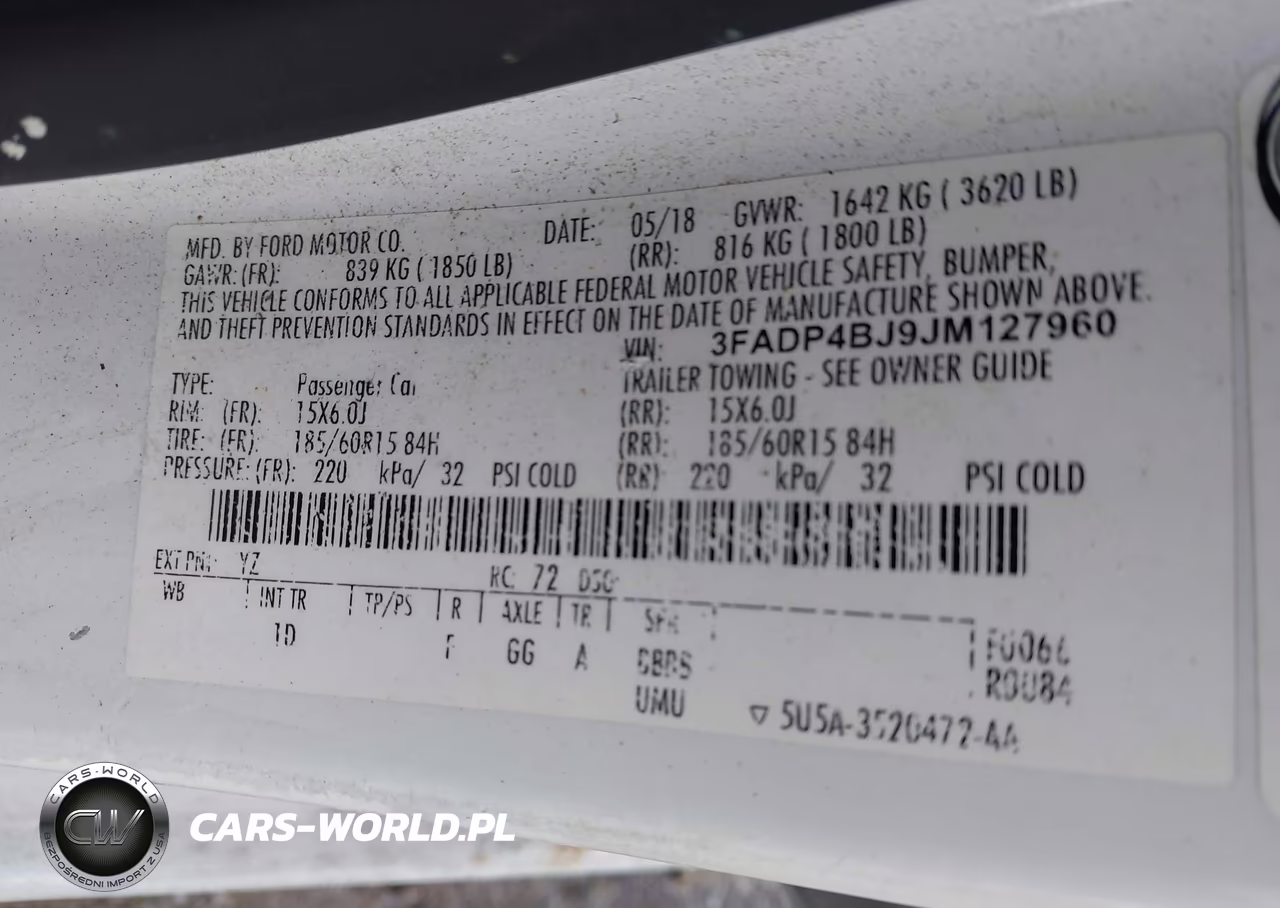 2018 Ford Fiesta Se VIN:3FADP4BJ9JM127960 - 9