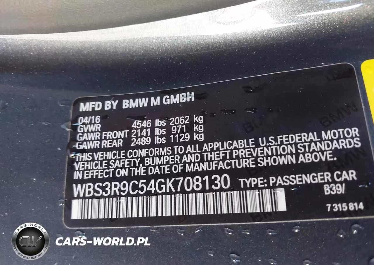 2016 BMW M4 VIN:WBS3R9C54GK708130 - 9