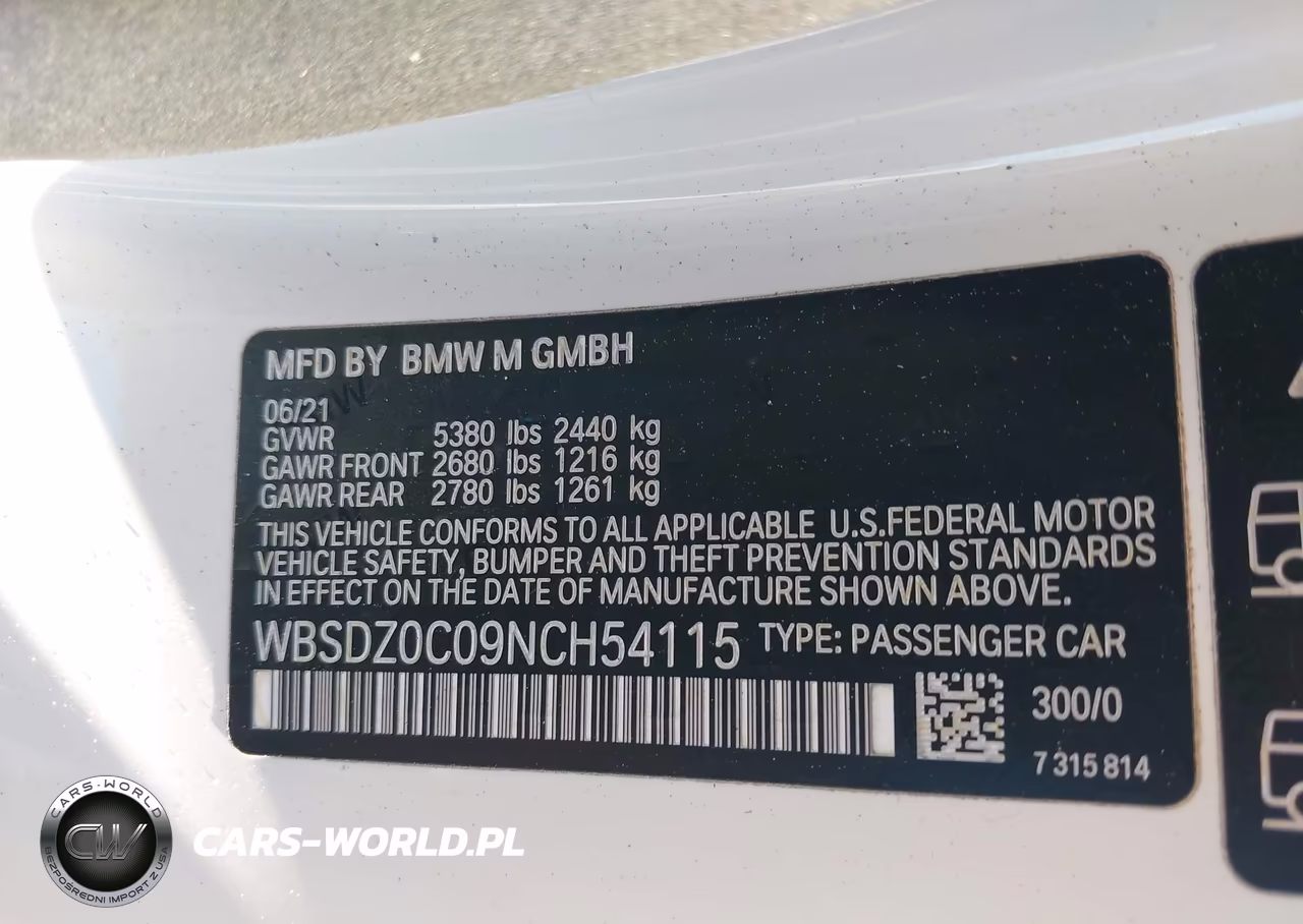 2022 BMW M8 Cabriolet Competition VIN:WBSDZ0C09NCH54115 - 9
