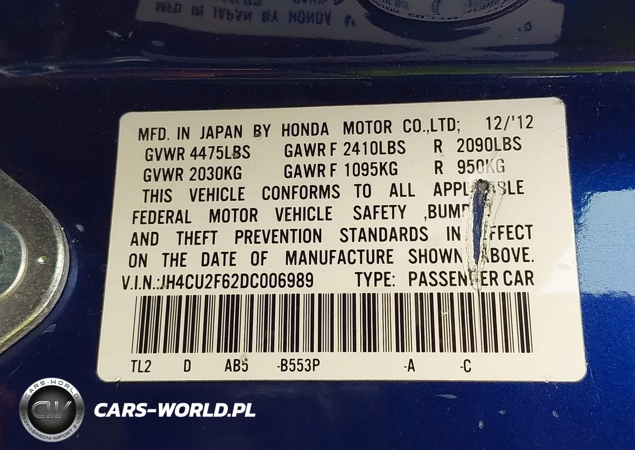 2013 Acura Tsx 2.4 VIN:JH4CU2F62DC006989 - 9