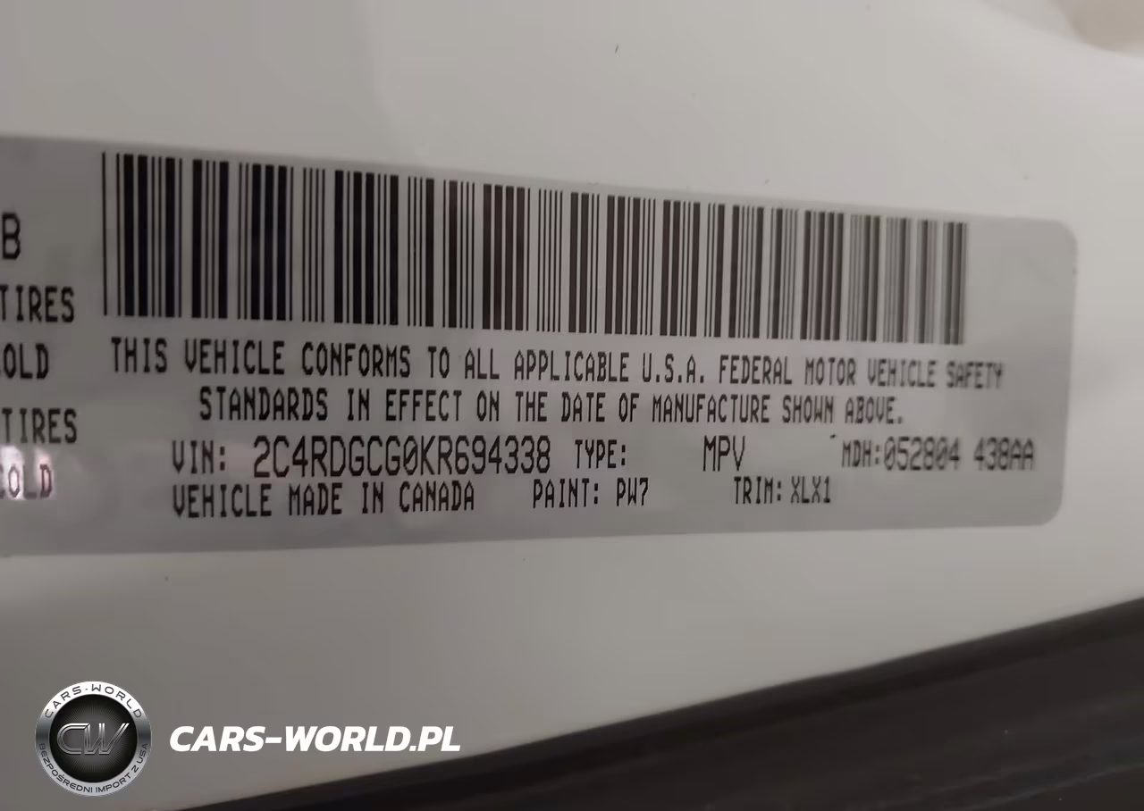 2019 Dodge Grand Caravan Sxt VIN:2C4RDGCG0KR694338 - 9