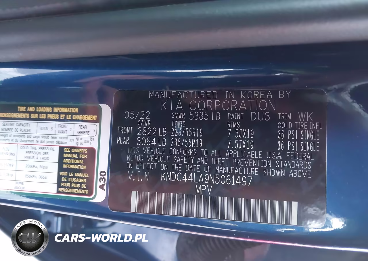 2022 Kia Ev6 Gt-Line VIN:KNDC44LA9N5061497 - 9