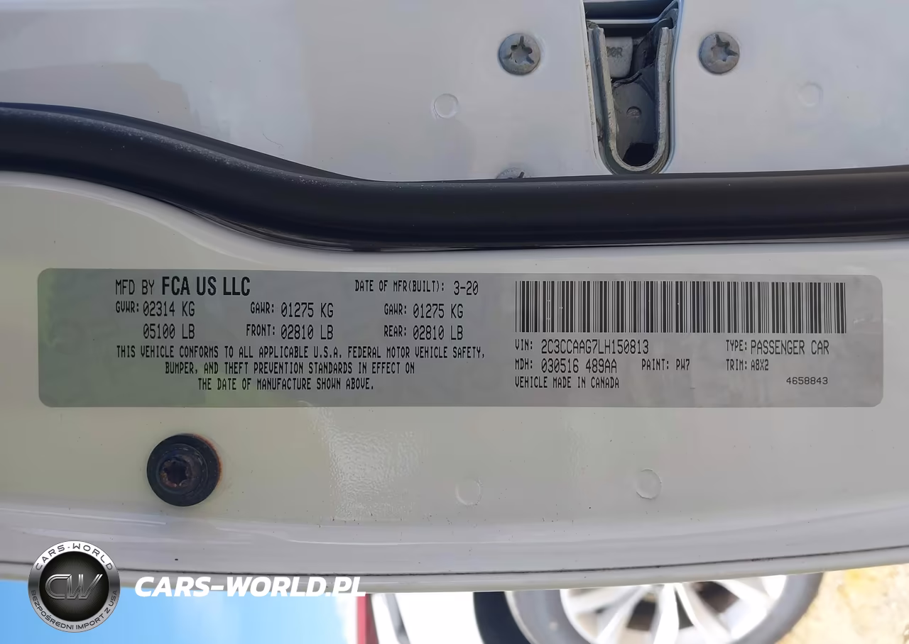 2020 Chrysler 300 Touring VIN:2C3CCAAG7LH150813 - 9