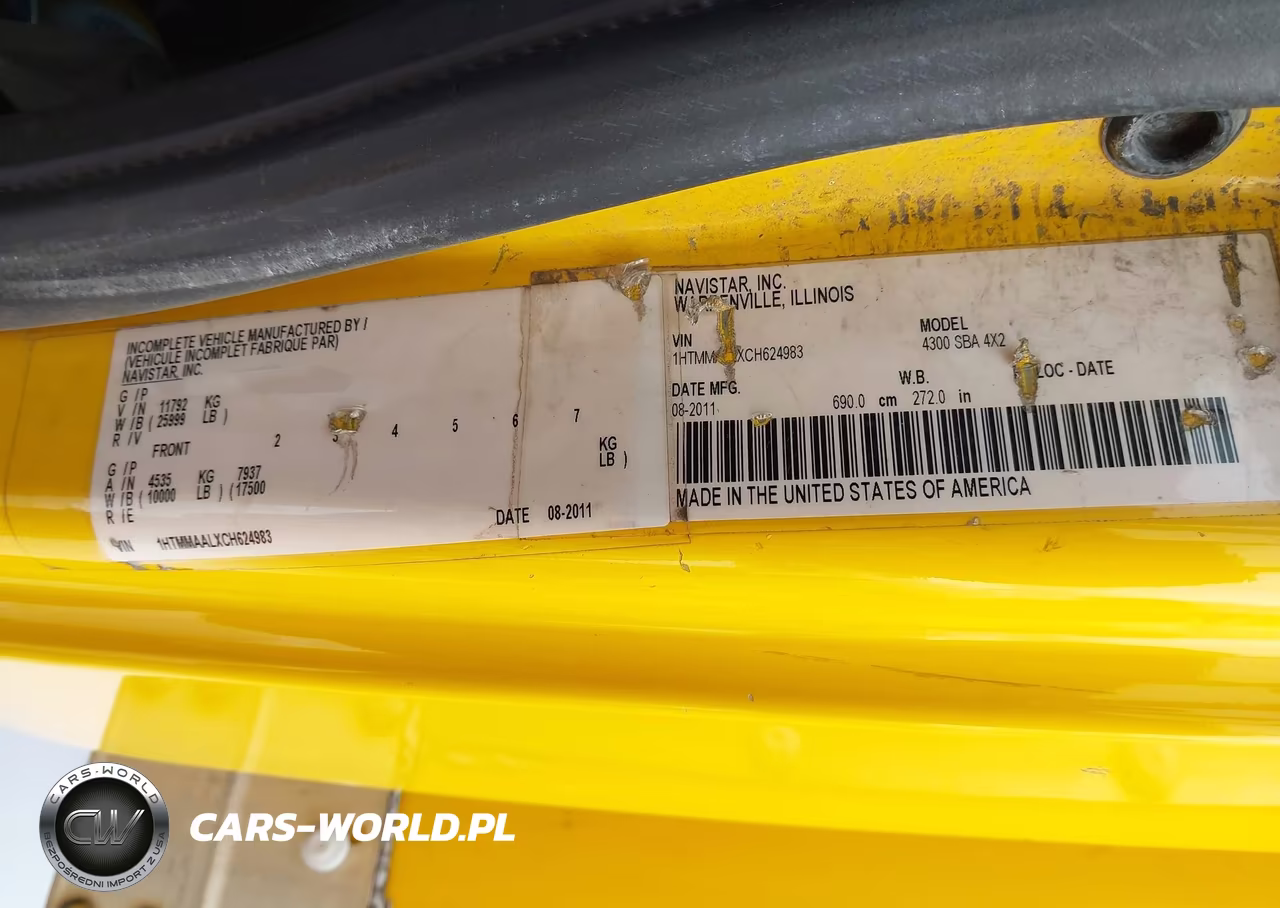 2012 International 4000 4300 VIN:1HTMMAALXCH624983 - 8