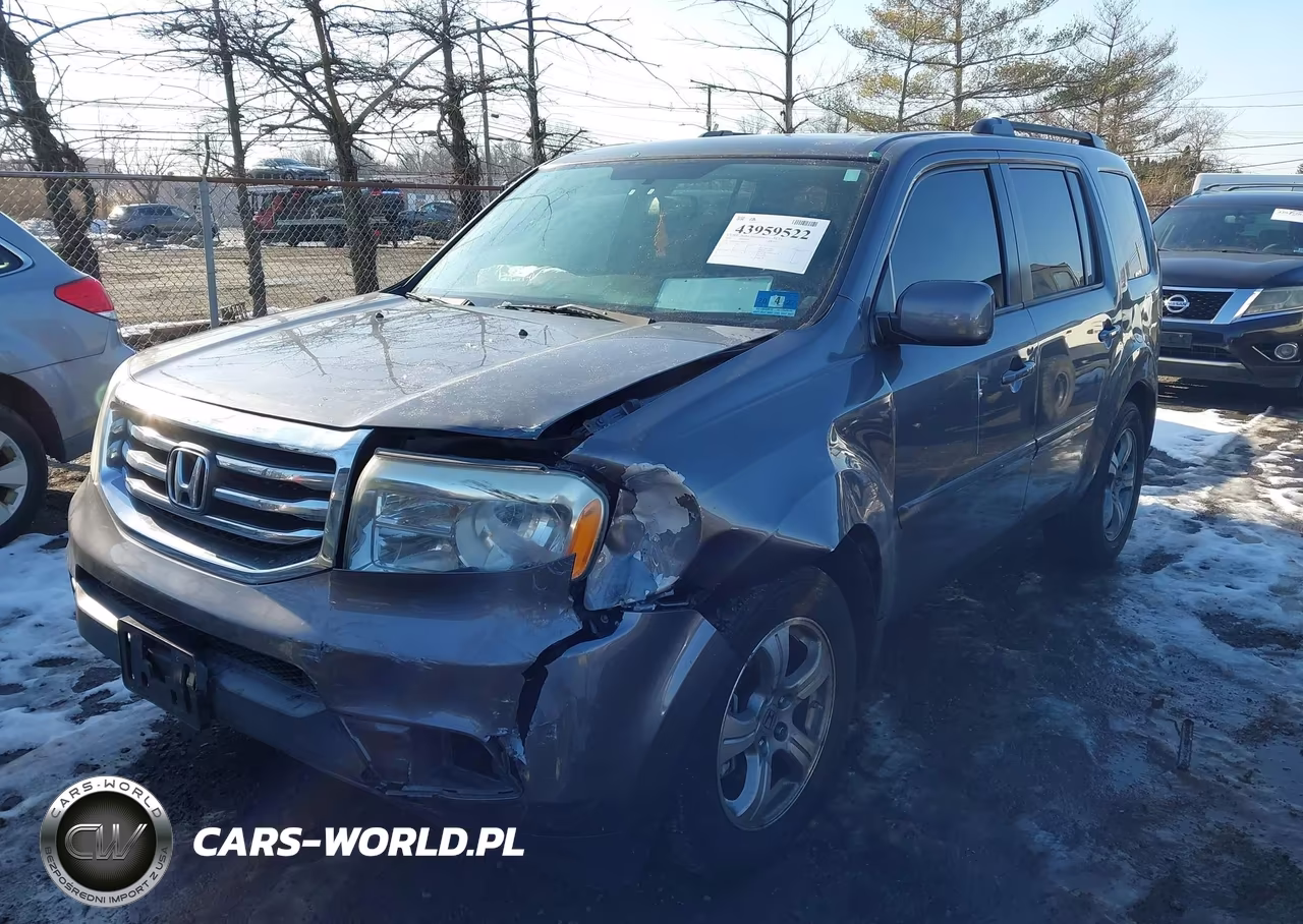 2014 Honda Pilot Ex-L VIN:5FNYF4H52EB033857 - 2