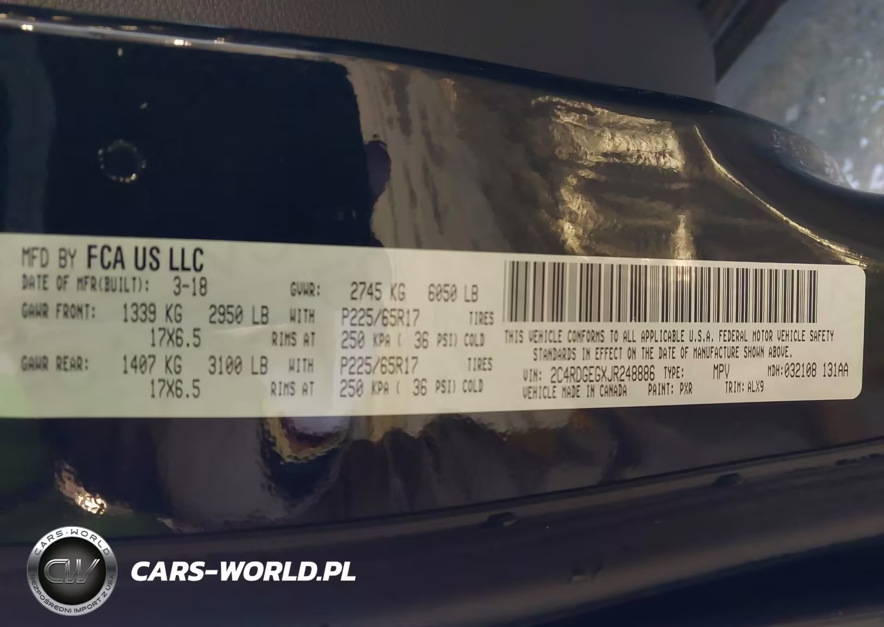 2018 Dodge Grand Caravan Gt VIN:2C4RDGEGXJR248886 - 9