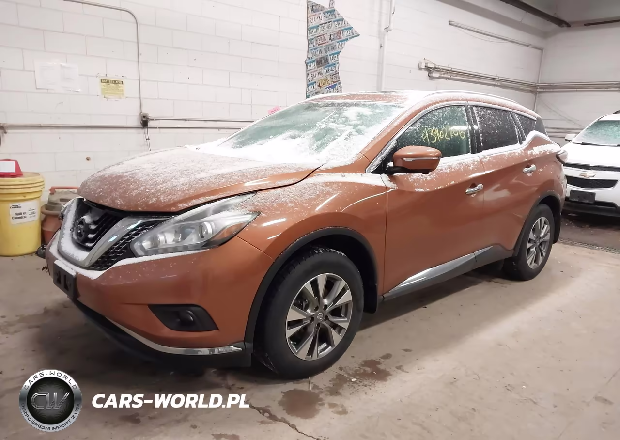 2015 Nissan Murano Sl VIN:5N1AZ2MH1FN227467 - 2