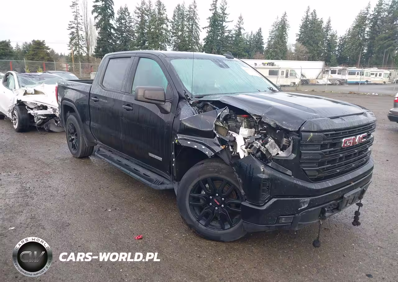 2023 GMC Sierra 1500 4Wd Short Box Elevation With 3Sb