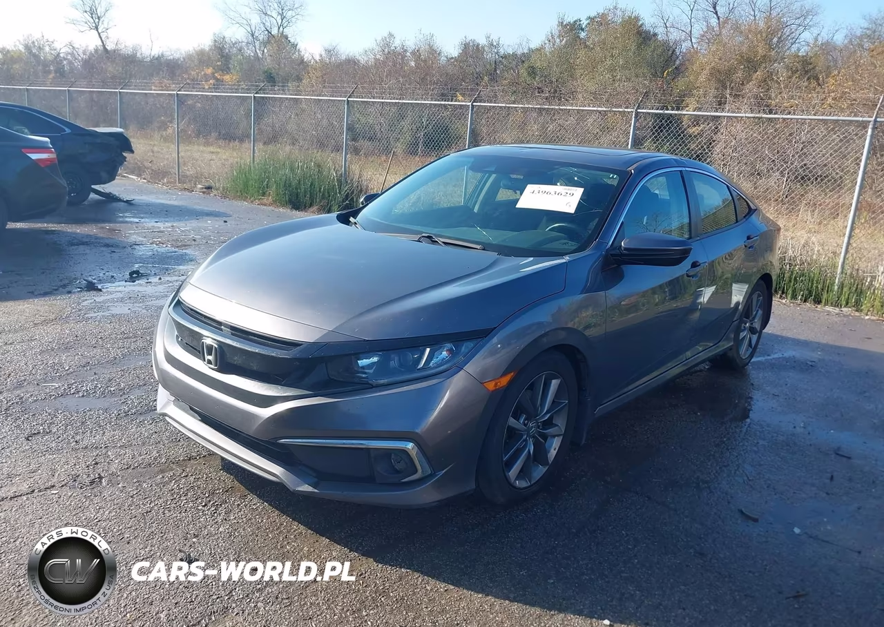 2019 Honda Civic Ex VIN:JHMFC1F38KX011233 - 2