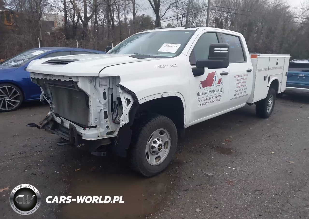 2021 Chevrolet Silverado 2500Hd 4Wd Long Bed Wt VIN:1GB4YLE74MF121400 - 2