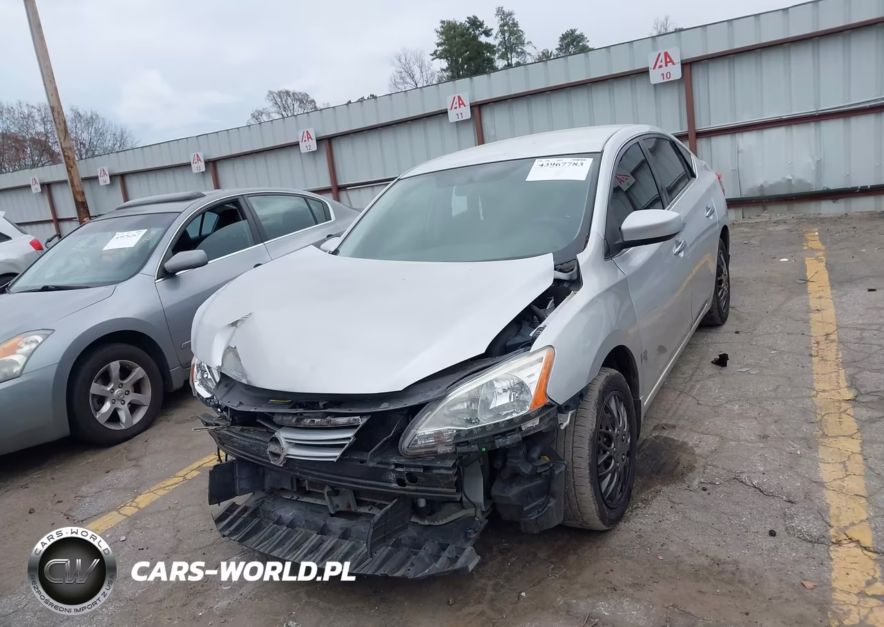 2014 Nissan Sentra Sv VIN:3N1AB7AP2EL654613 - 2