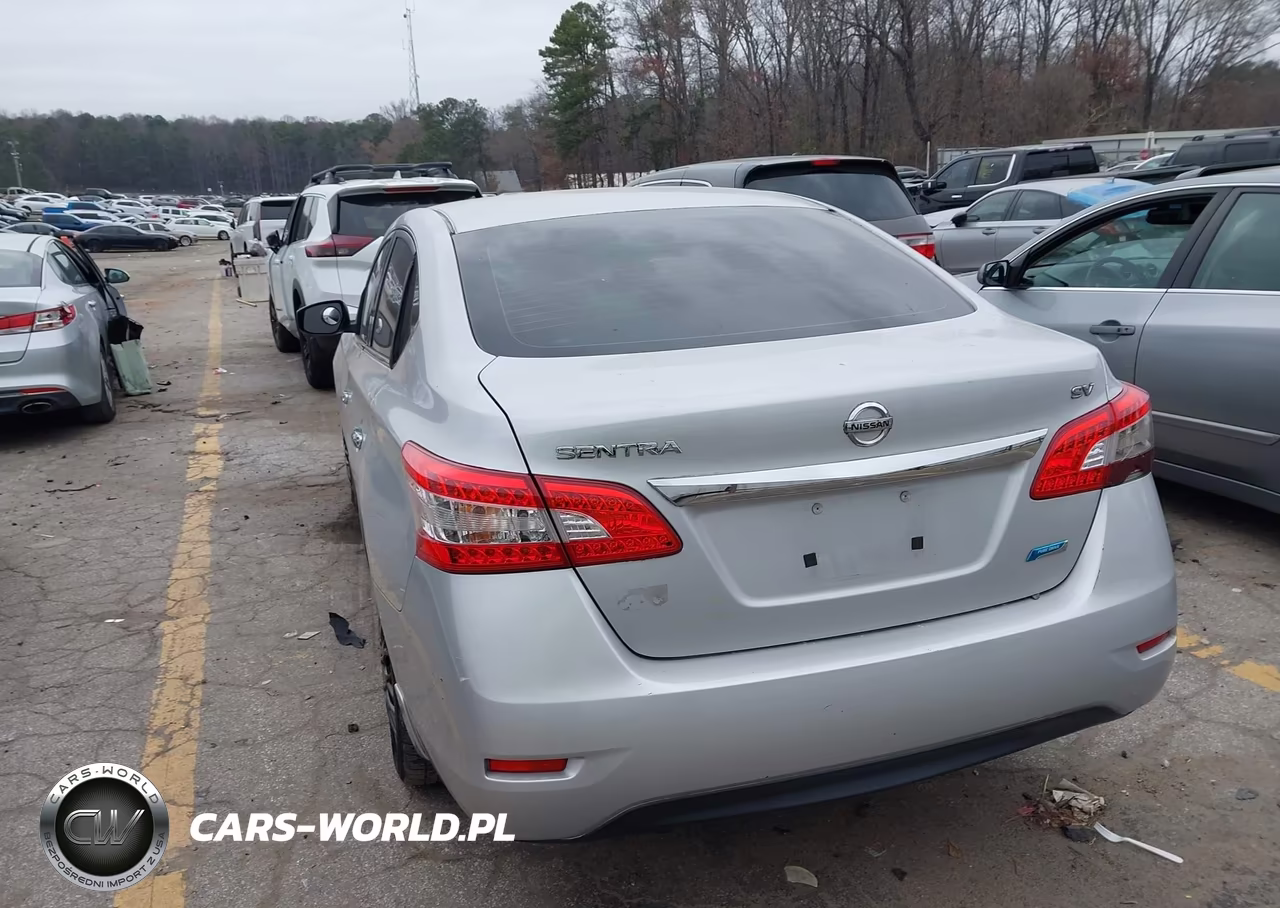 2014 Nissan Sentra Sv VIN:3N1AB7AP2EL654613 - 3