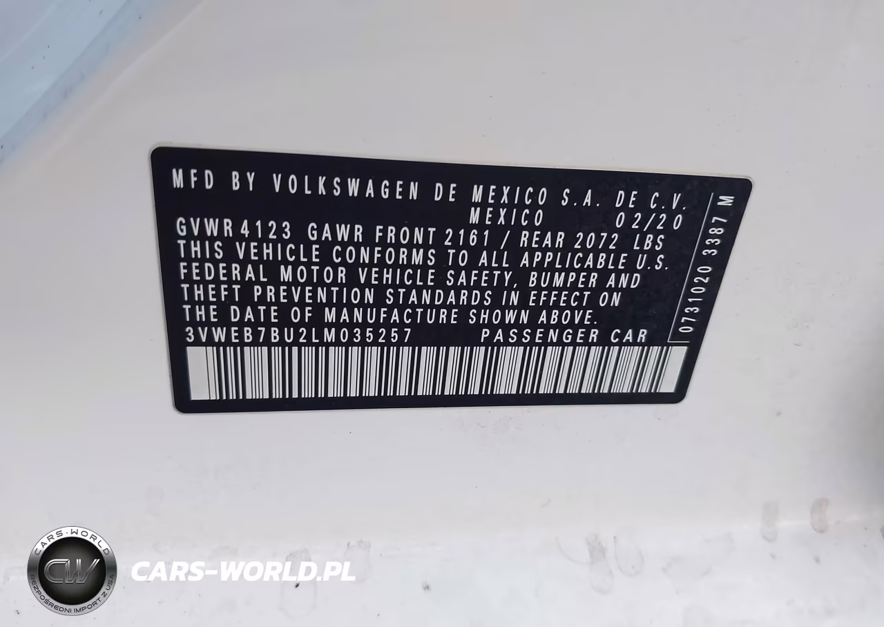 2020 Volkswagen Jetta 1.4T Sel VIN:3VWEB7BU2LM035257 - 9