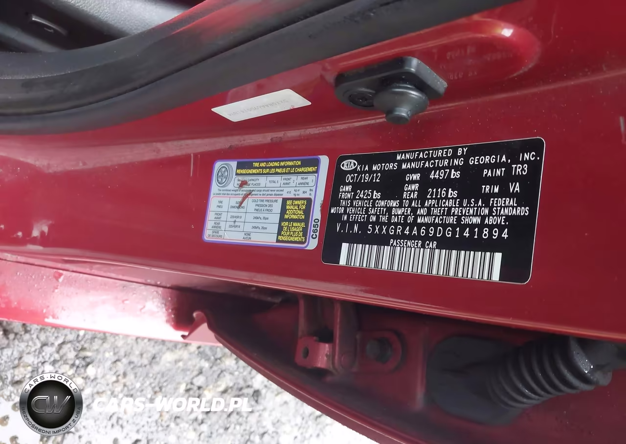 2013 Kia Optima Sx VIN:5XXGR4A69DG141894 - 9