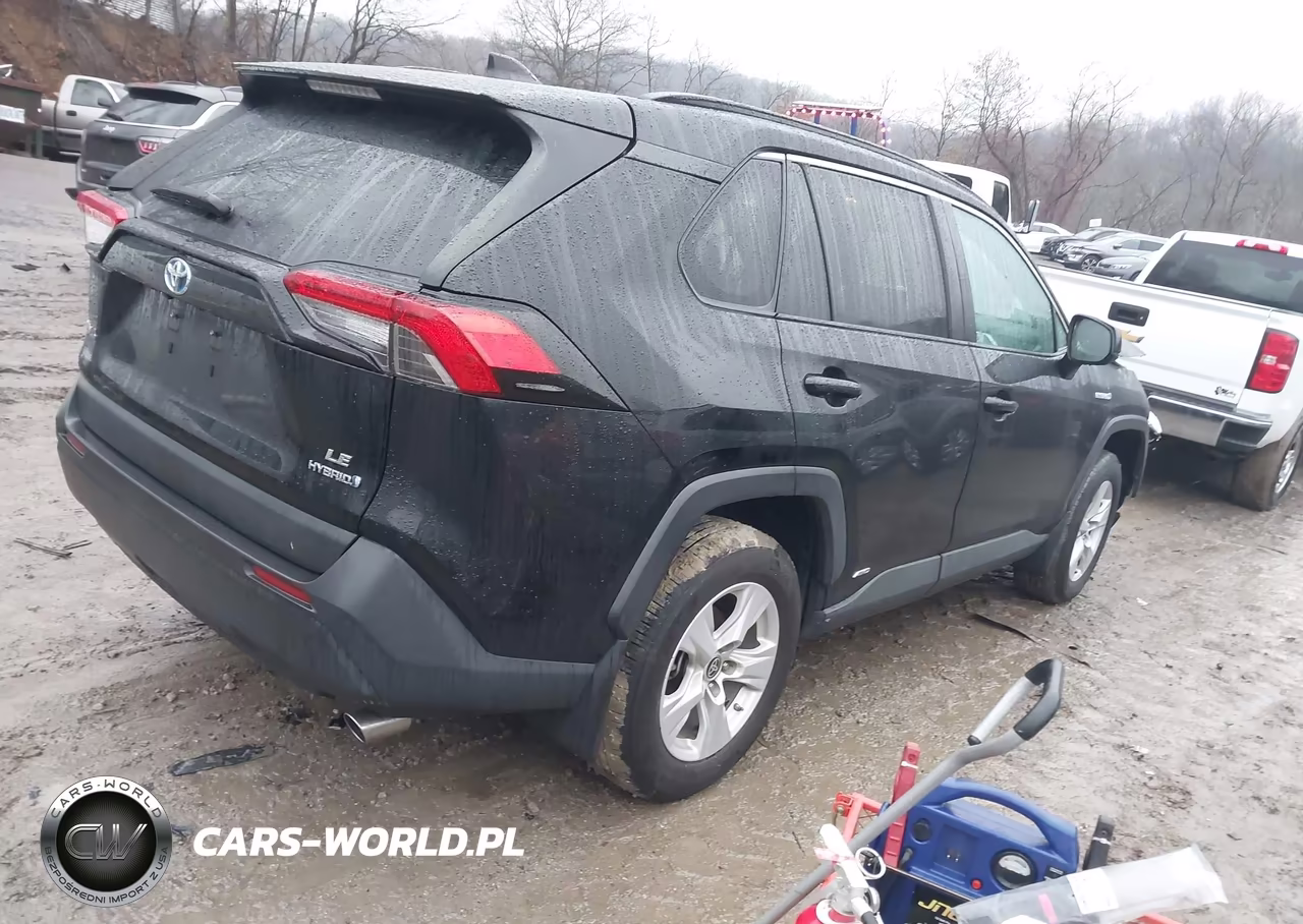 2021 Toyota Rav4 Hybrid Le VIN:4T3LWRFV6MU031936 - 4