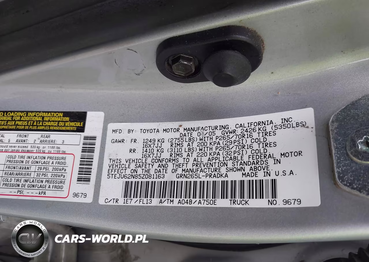 2005 Toyota Tacoma Prerunner V6 VIN:5TEJU62N85Z081163 - 9
