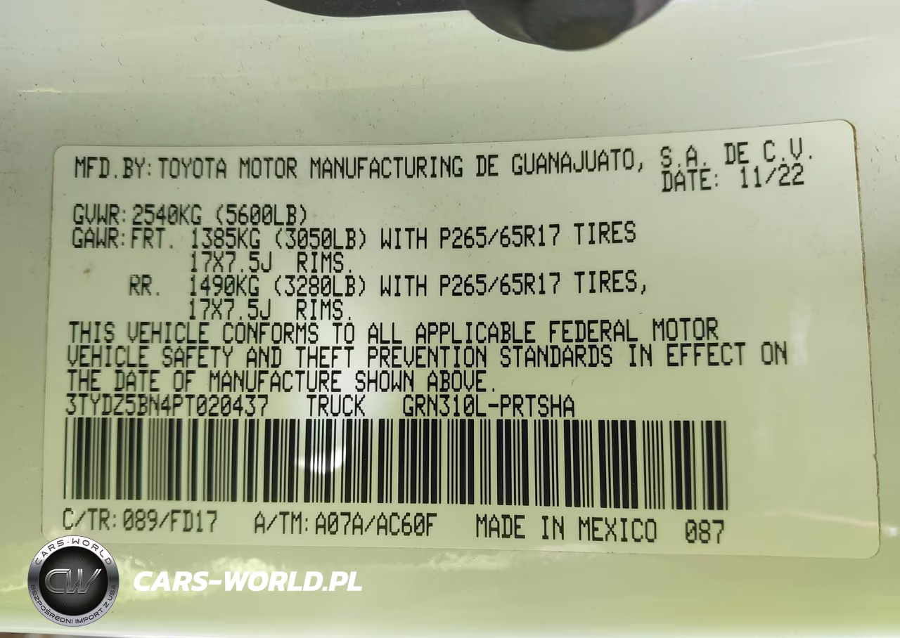 2023 Toyota Tacoma Trd Sport VIN:3TYDZ5BN4PT020437 - 9